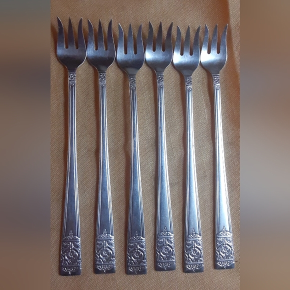 1939 ART NOUVEAU National Silver Co. King Edward Silver INAUGURATION PATTERN (6) - Picture 5 of 5